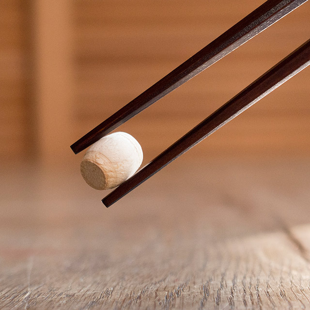 木曽ひのき箸スリ漆 面取りタイプ