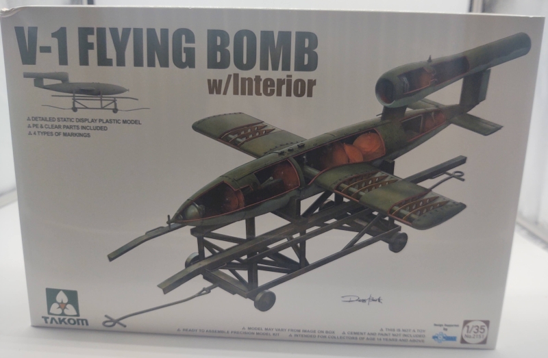 AMPS Reviews - Takom- V-1 Flying Bomb w/ Interior - Armor Modeling