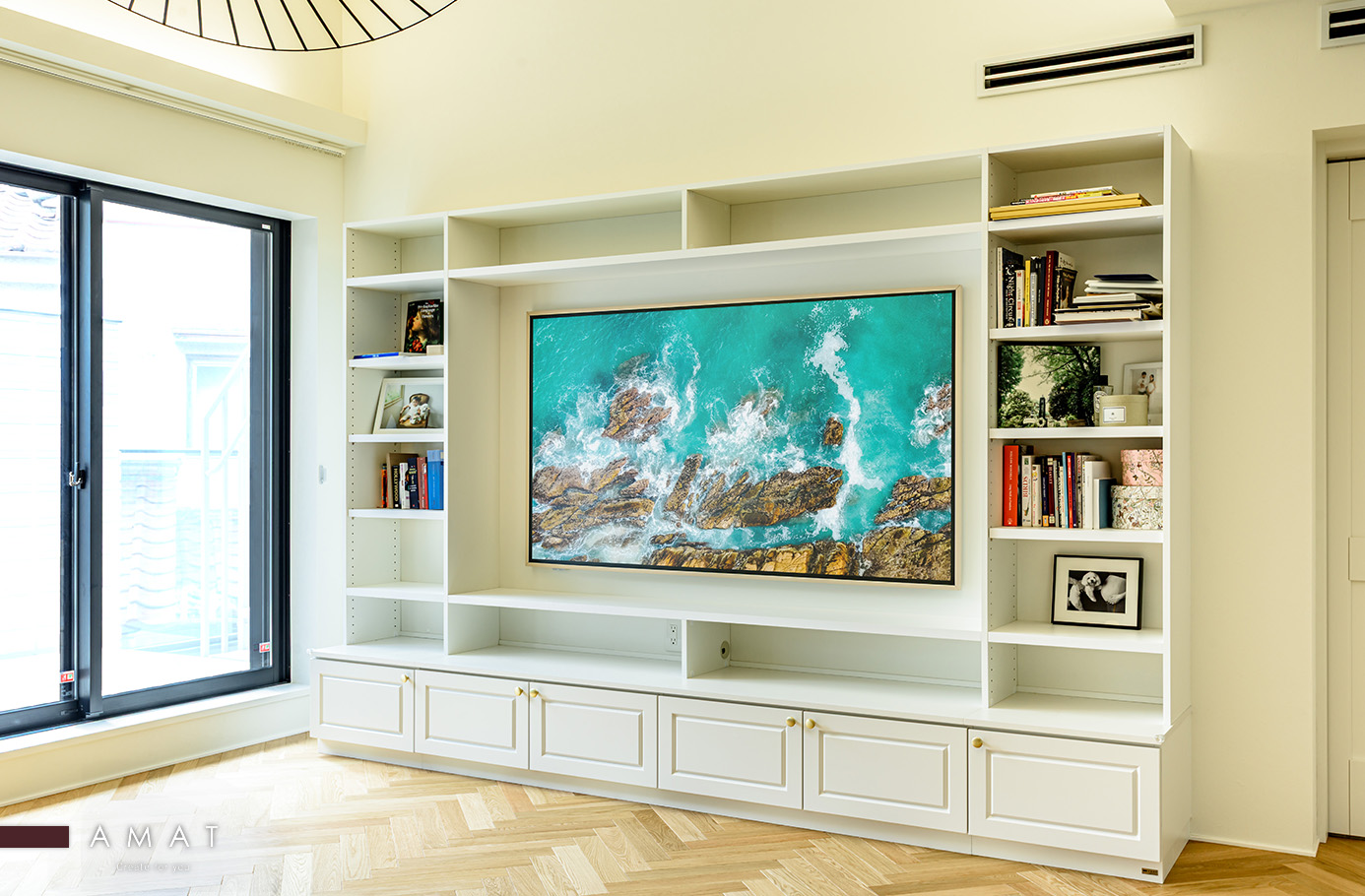 テレビボード｜事例No:D2472｜オーダー家具施工事例｜オーダーメイド