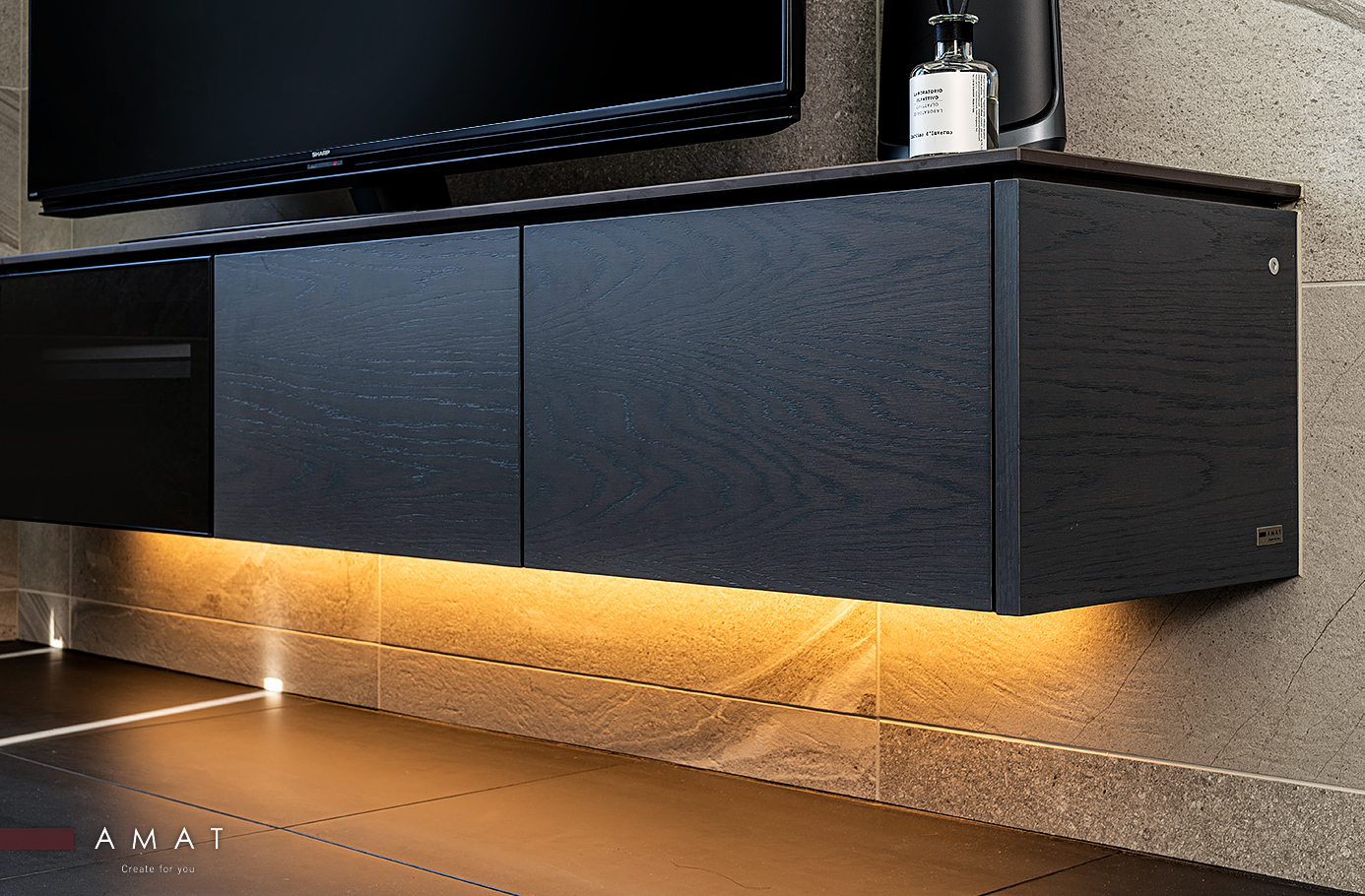 テレビボード｜事例No:D0175｜オーダー家具施工事例｜オーダーメイド