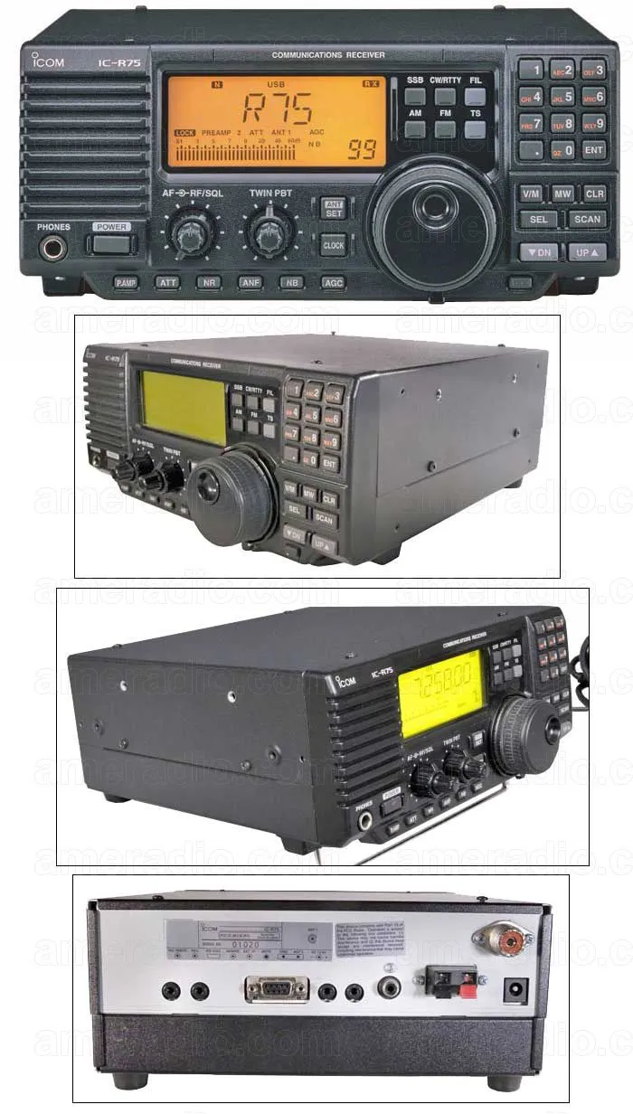 Buy Icom IC-R75 02 | ICOM IC-R75 All Mode Shortwave Receiver, 0.03