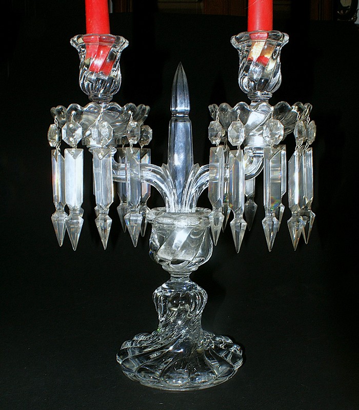 BACCARAT】バカラ Bambous tors 2灯式キャンドルスタンド