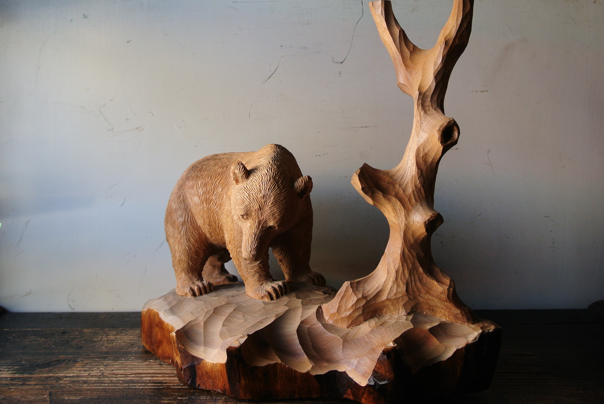 藤戸竹喜 木彫り熊 - アンティーク雑貨・古道具の札幌 アンティーク