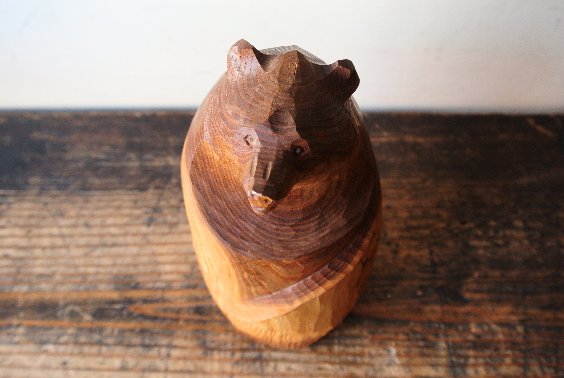 三好純男 木彫り熊 - アンティーク雑貨・古道具の札幌 アンティーク