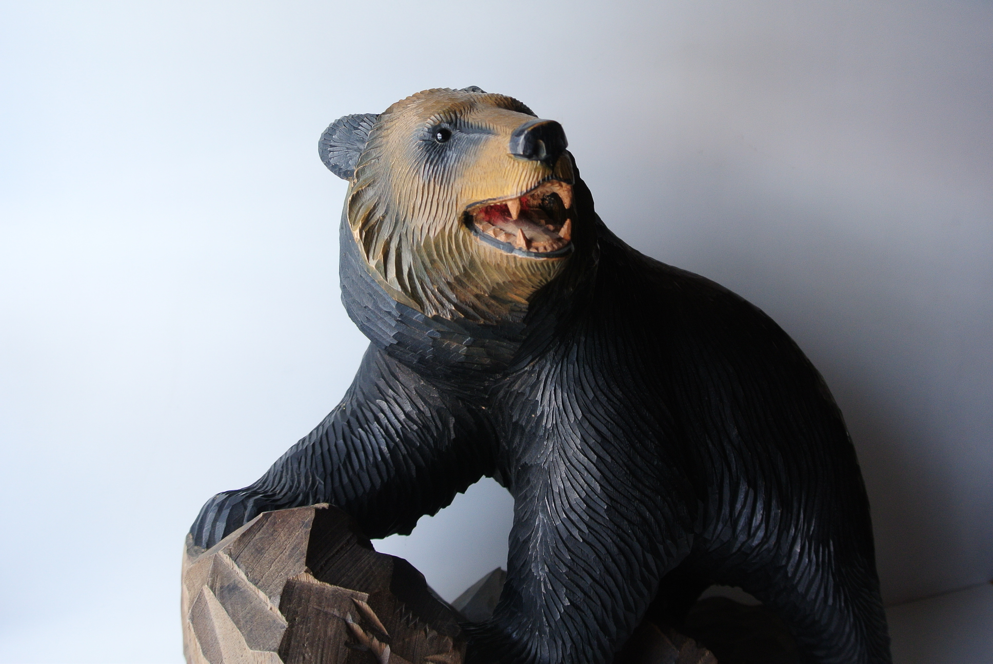 茂木多喜治（北雪）木彫り熊 - アンティーク雑貨・古道具の札幌