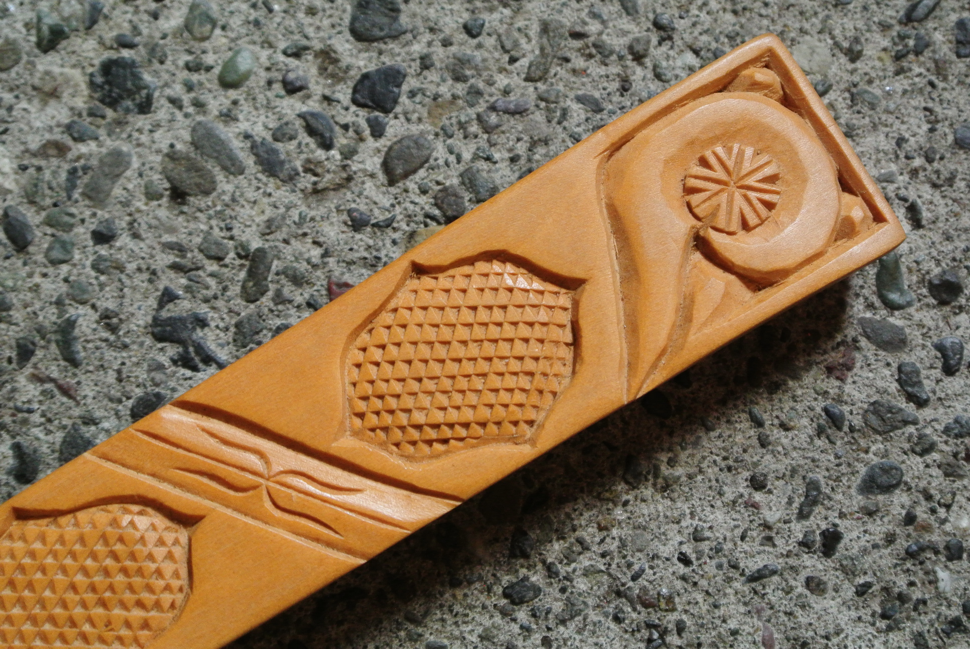 豊川重雄 作 アイヌ民具 匙 カスプ - アンティーク雑貨・古道具の札幌