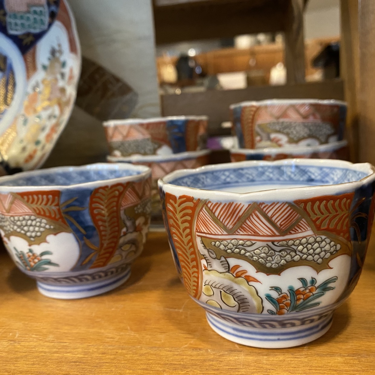 赤絵 蕎麦猪口 伊万里焼 | Antique Nanae