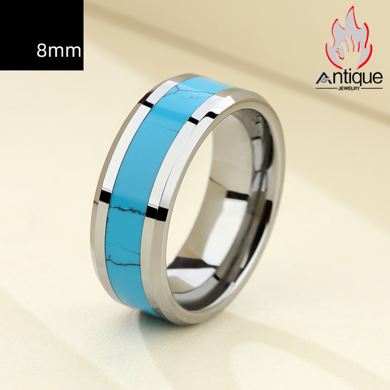 Antique Jewelry 無料刻印 ターコイズ リング カップルペアリング 指輪