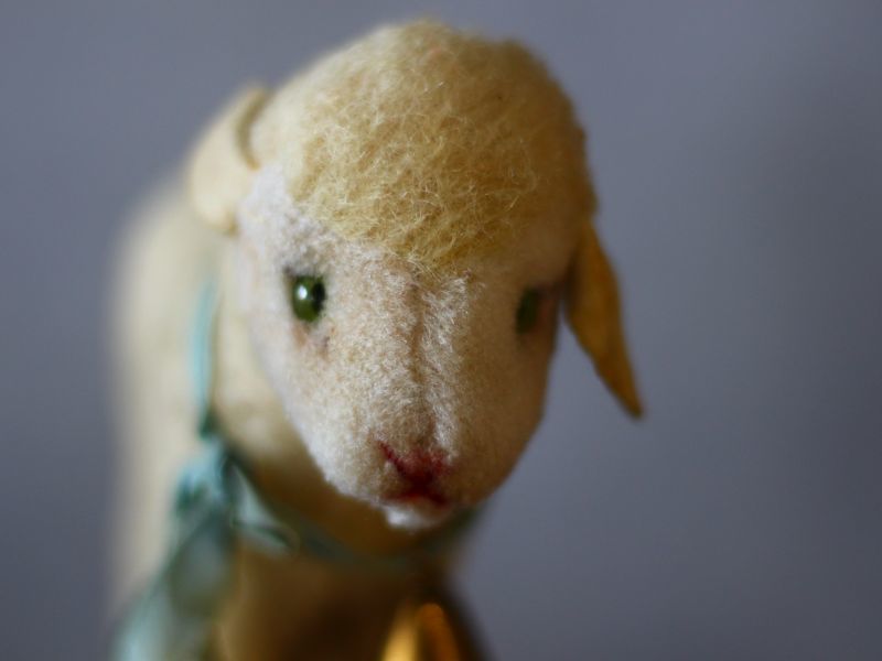 シュタイフ 羊/Steiff Lamby＊/Antique Teddybear/ぬいぐるみ-/Antique