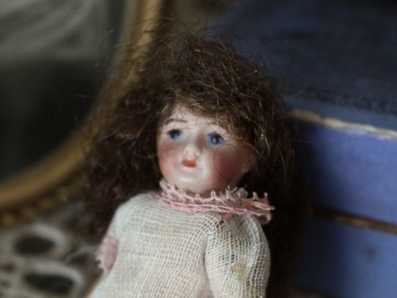 コンポジションボディ ミニョネット French＊/Antique Doll/お人形