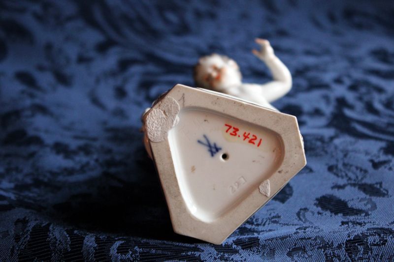 マイセン 天使人形（「箴言の天使」シリーズより） - Antiques Violetta