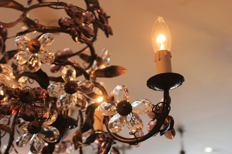 4灯シャンデリア - Antiques Violetta