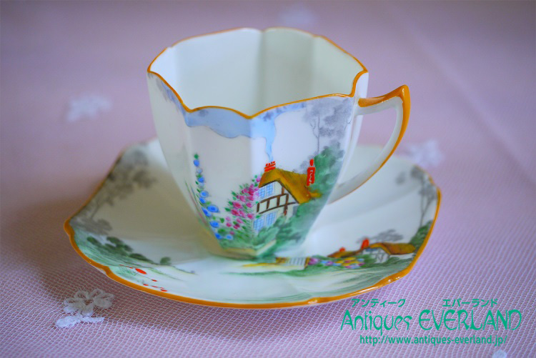 シェリー カップ＆ソーサー Cottage（Queen Anne Coffee