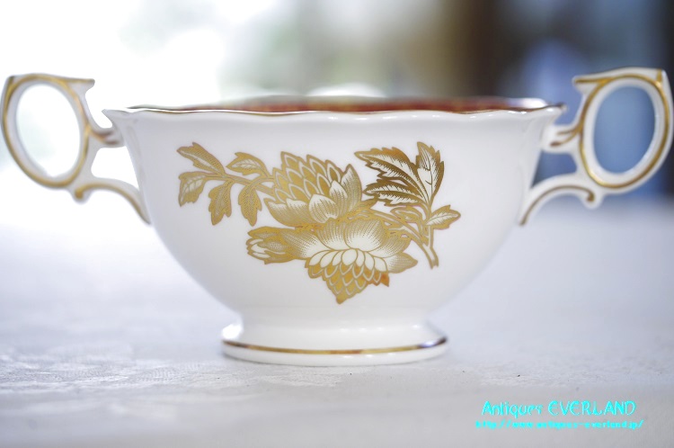 ウェッジウッド トンキン ルビー コンソメ カップ&ソーサー セット