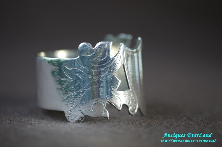 シルバー ナプキンリング 6名様分 シールド オリジナルボックス入り