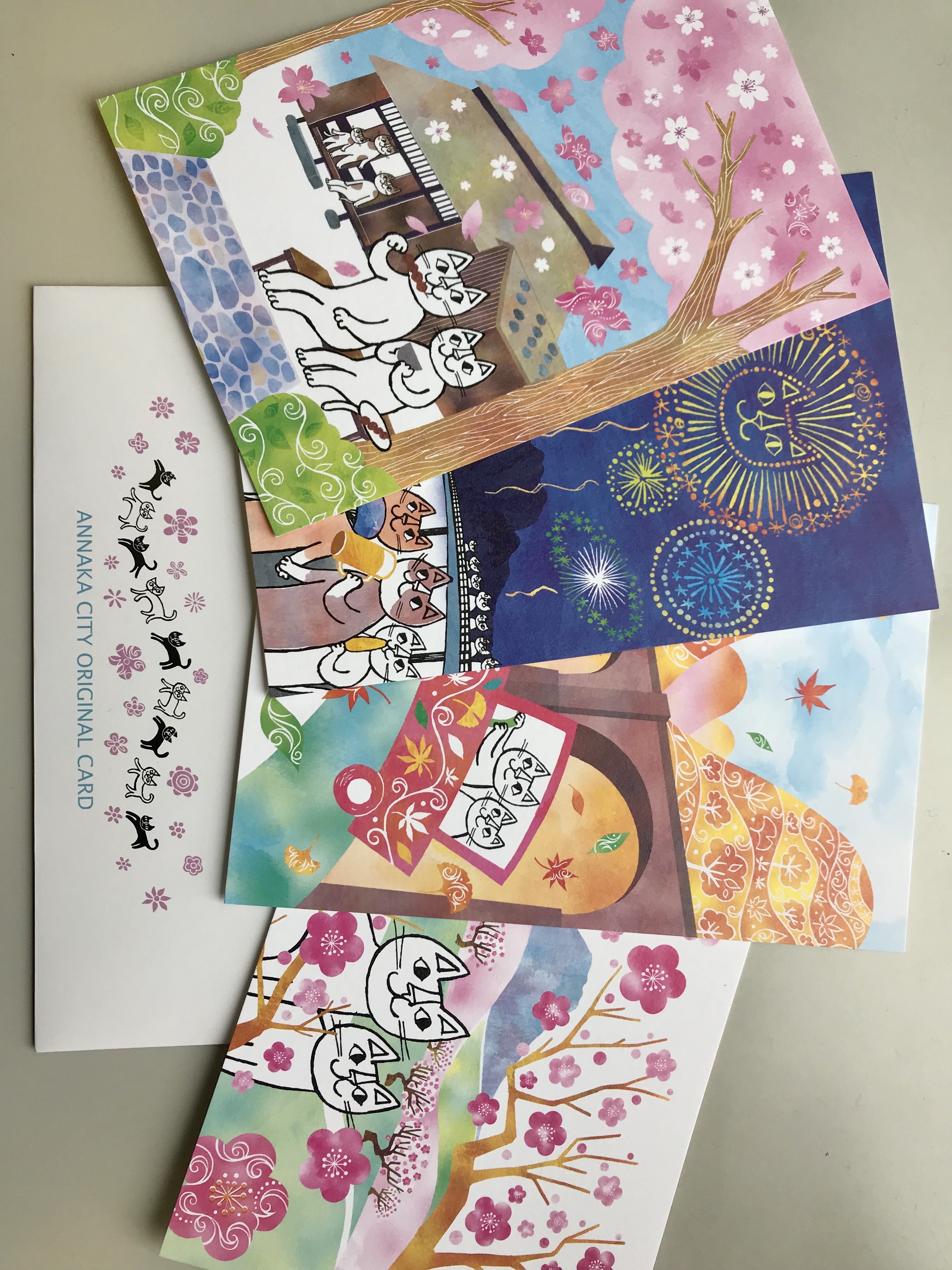 安中市出身イラストレーターおかべてつろう氏による“オリジナルポスト