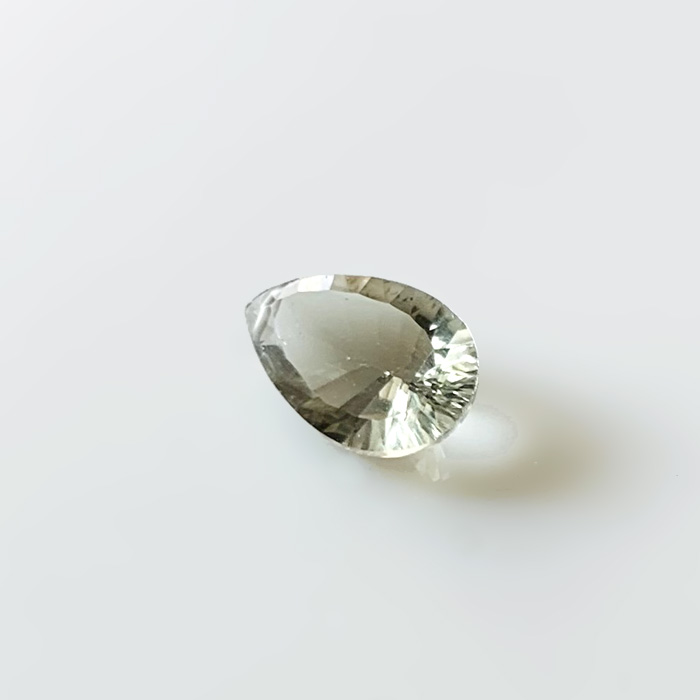 天然石 粒売り グリーンアメジスト コンケーブカット＊アクセサリー