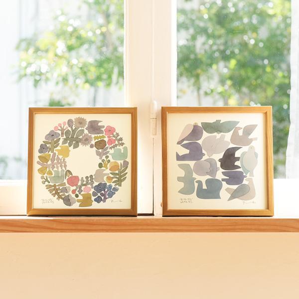 バーズワーズ ポスター 20 木製額装セット／BIRDS WORDS ｜ アンジェ