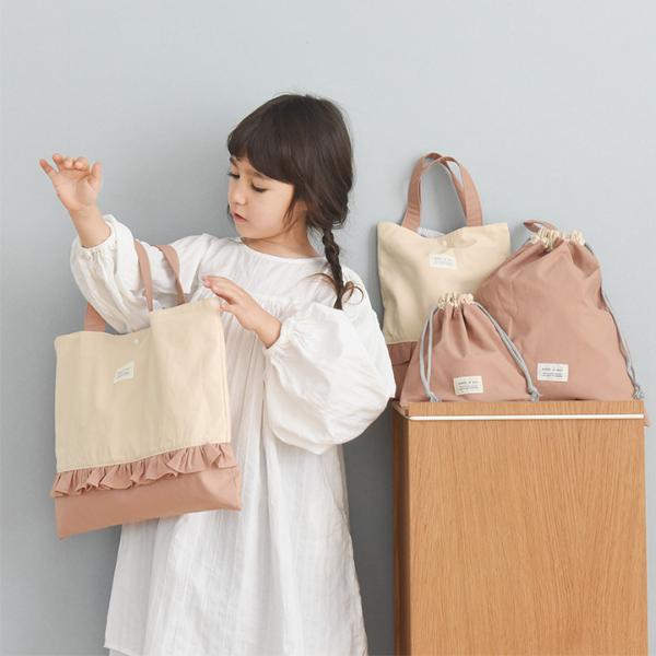 入園 入学 バッグ 4点セット】【北欧シンプル無地】レッスンバッグ