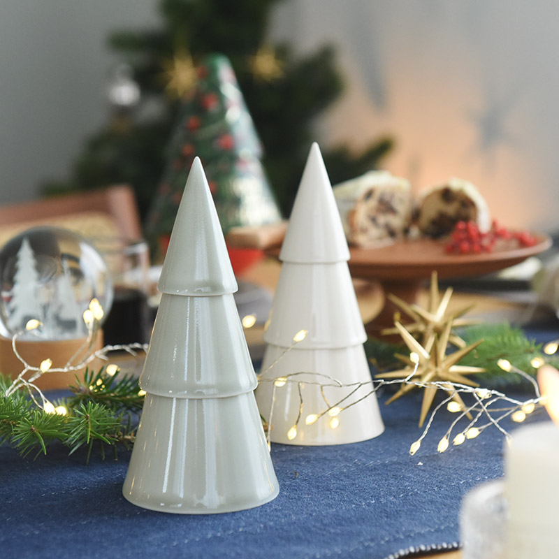 アンジェ別注 磁器のクリスマスツリー 波佐見焼／堀江陶器（20％OFF