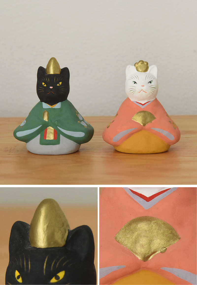 猫の雛飾り 玩具工房 日本製 ｜ アンジェ web shop（本店）