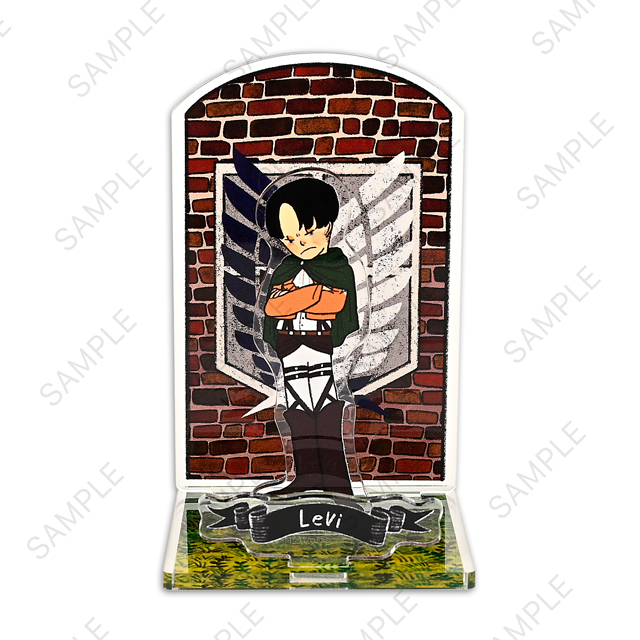 進撃の巨人｜ビッグアクリルキーホルダー（リヴァイ）