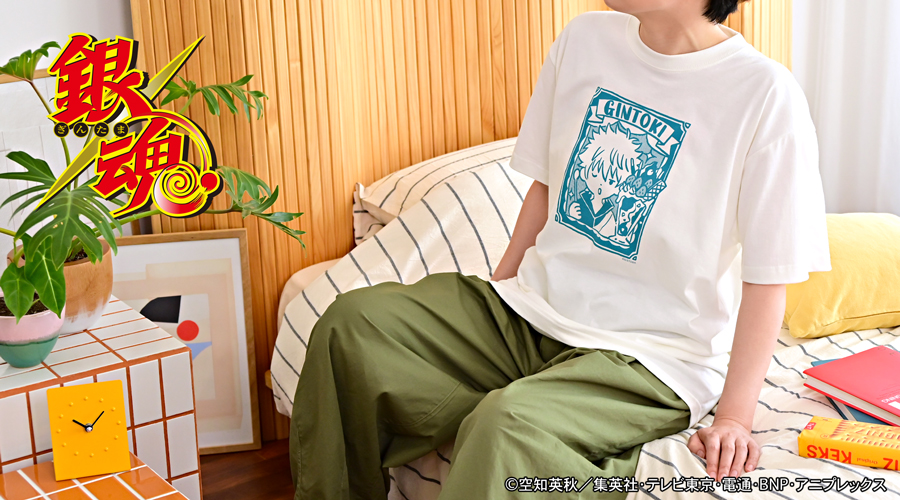 銀魂｜クルーネックTシャツ（坂田銀時）