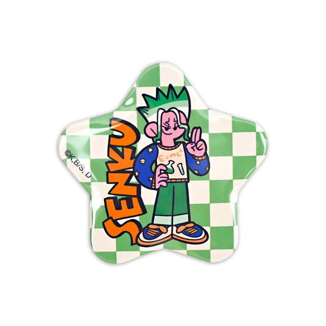 Dr.STONE｜星型缶バッジ(石神千空)