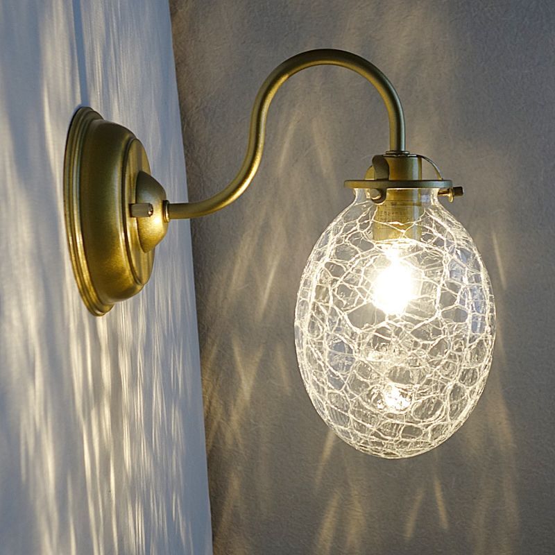 タマゴ型 ブラケットライト ヒビクリア アトリエ Ansan