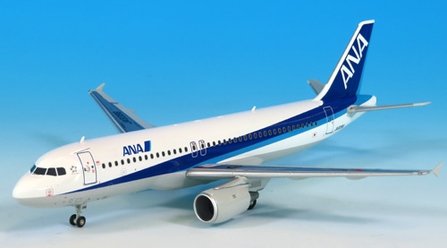 NH20063 1:200 A320 JA8396 ANA塗装 木製台座付 ダイキャストモデル