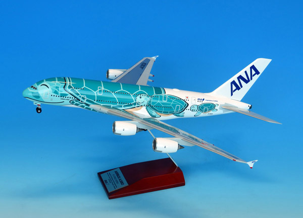 NH20144 1:200 A380 JA382A FLYING HONU エメラルドグリーン 完成品