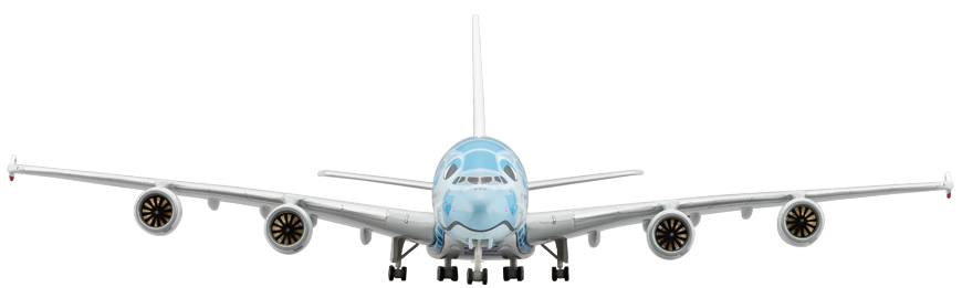 NH40079 1:400 A380 JA381A FLYING HONU ANA ブルーダイキャストモデル