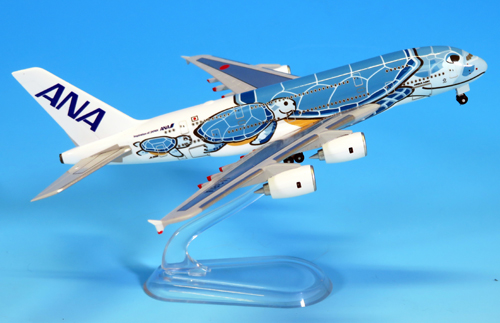 NH50063 1:500 A380 JA381A ANAブルー (WiFiレドーム・ギアつき）ABS