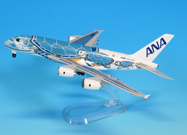 NH50063 1:500 A380 JA381A ANAブルー (WiFiレドーム・ギアつき）ABS