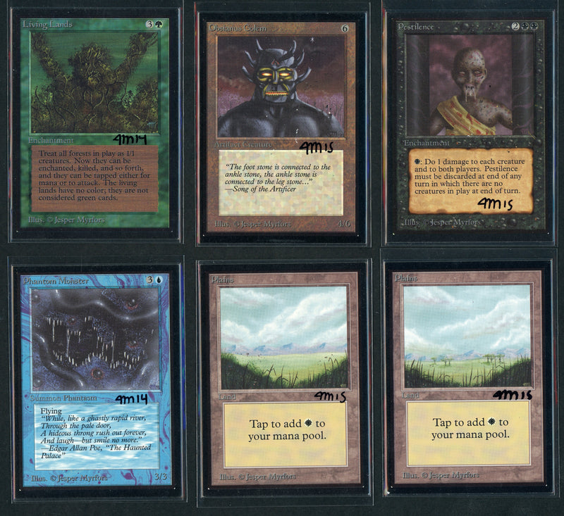 Jesper Myrfors Complete Set - Painted - Artist Proof Beta Edition