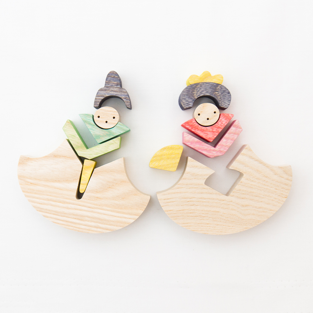 銀杏びな【小黒三郎のひな人形】【KH112】 | ANDCHILD