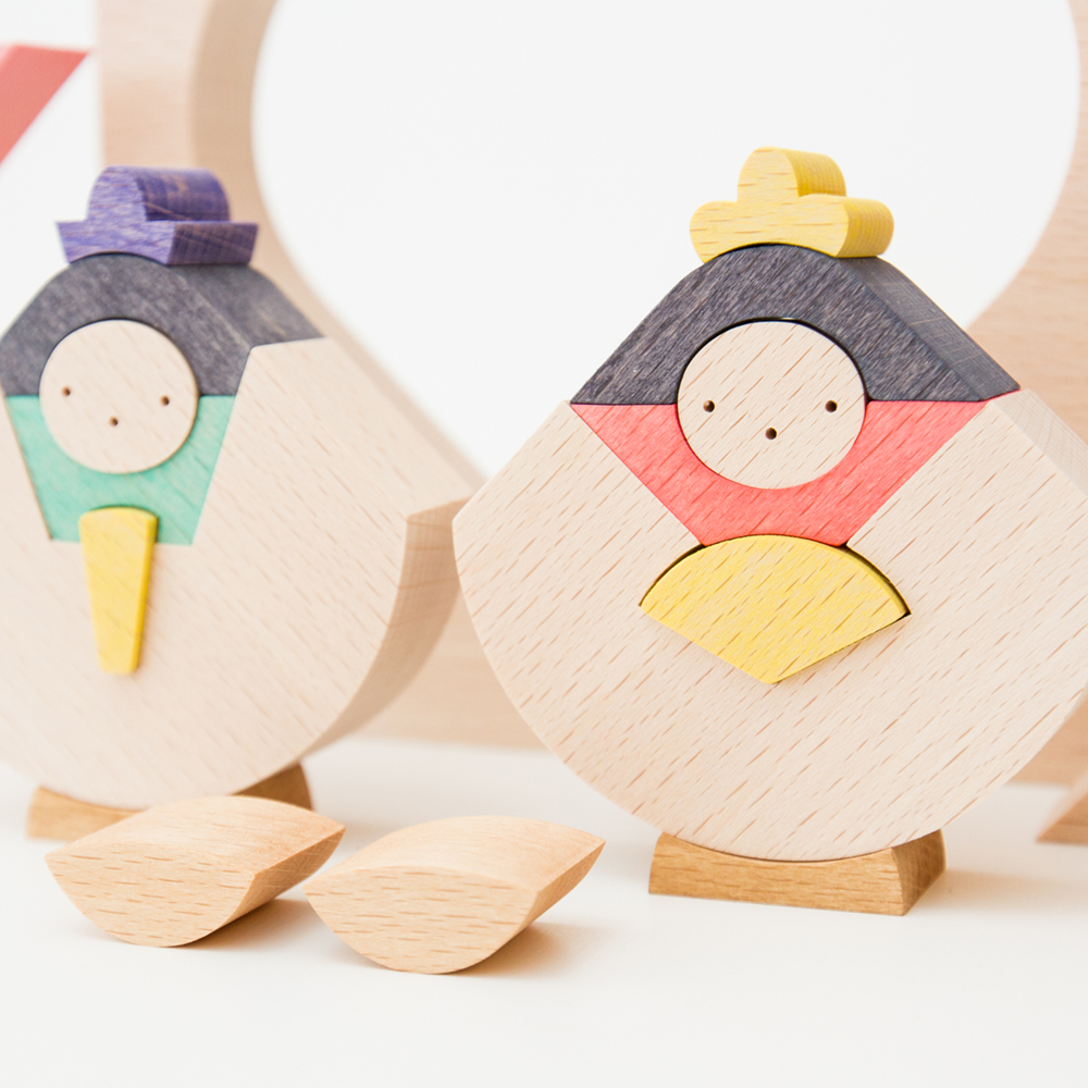 ハートびな【小黒三郎のひな人形】【KH535】 | ANDCHILD