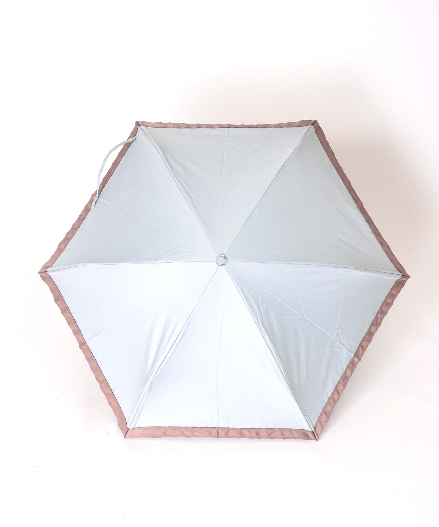 pink trick / ピンクトリック】グログラン完全遮光3段折傘(晴雨兼用