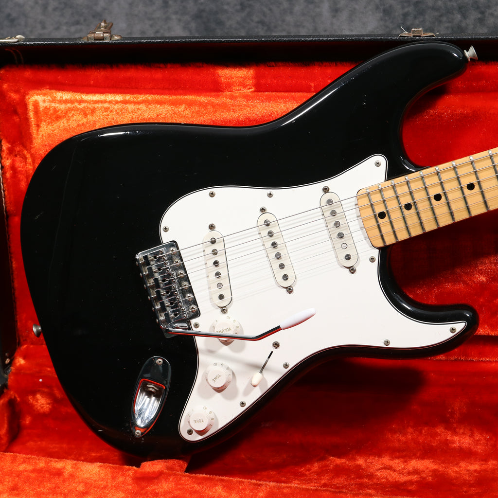 1974 Fender Stratocaster, Black – Andy Baxter Bass & Guitars