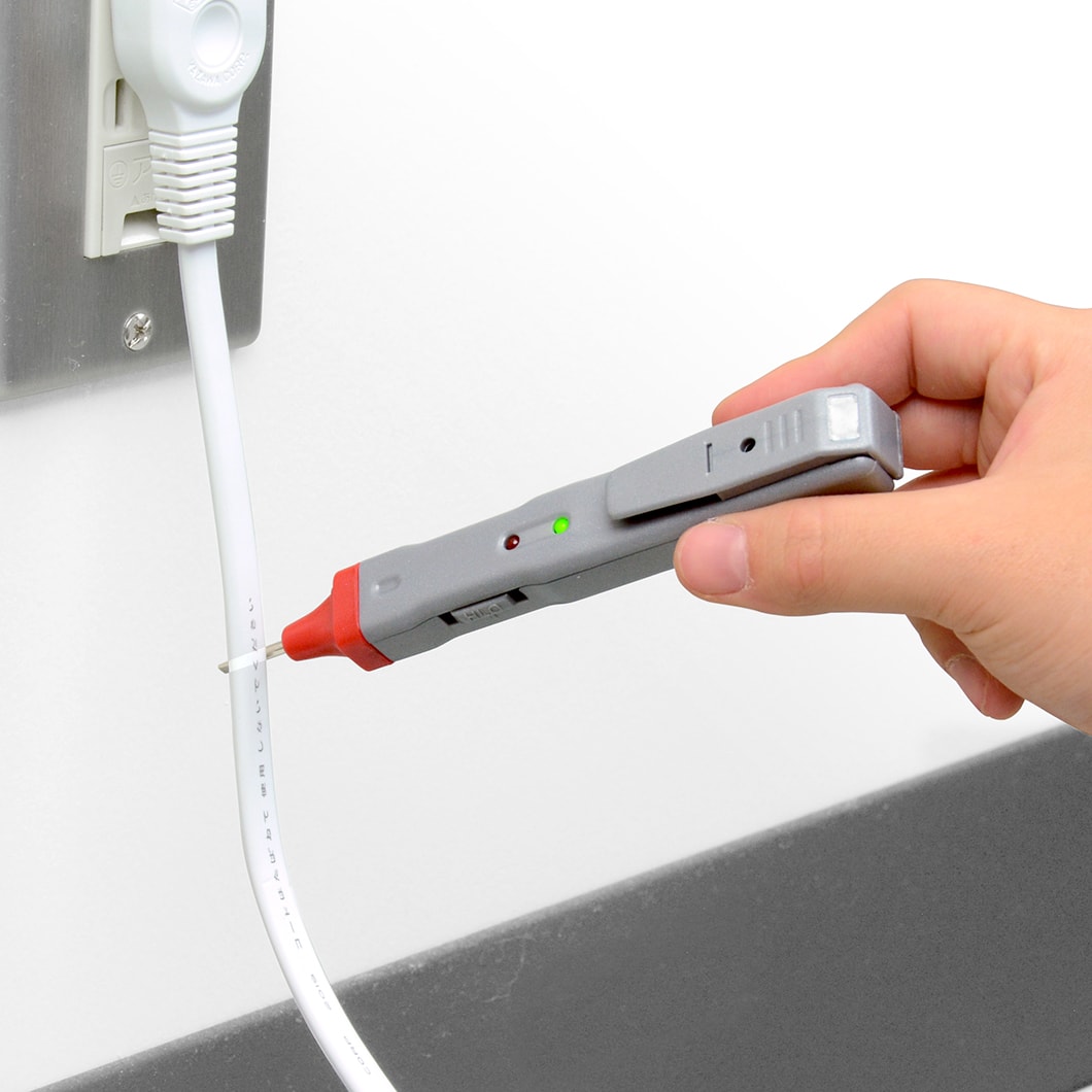 AC/DC電圧チェッカー LED・ブザー表示 | ANEXブランドのドライバー