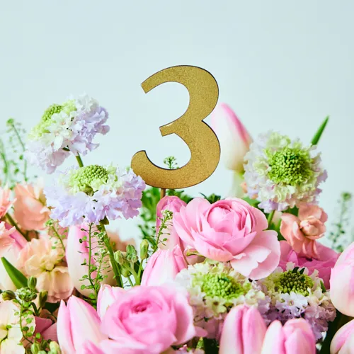 記念日を盛り上げる周年ピック ナンバーピック「9」 | 青山フラワー