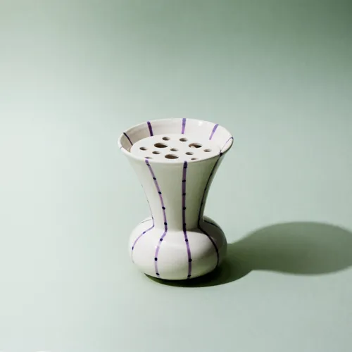 KAHLER(ケーラー)/Signature vase パープル H15 | 青山フラワー