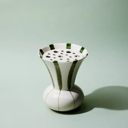 KAHLER(ケーラー)/Signature vase グリーン H20 | 青山フラワー