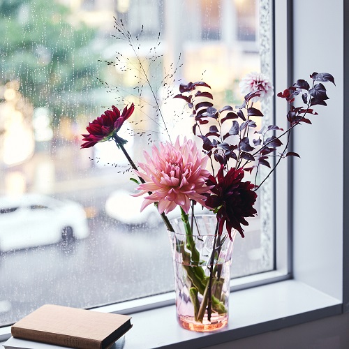 ピンク・パープル系のフラワーベース（花瓶） | 青山フラワー