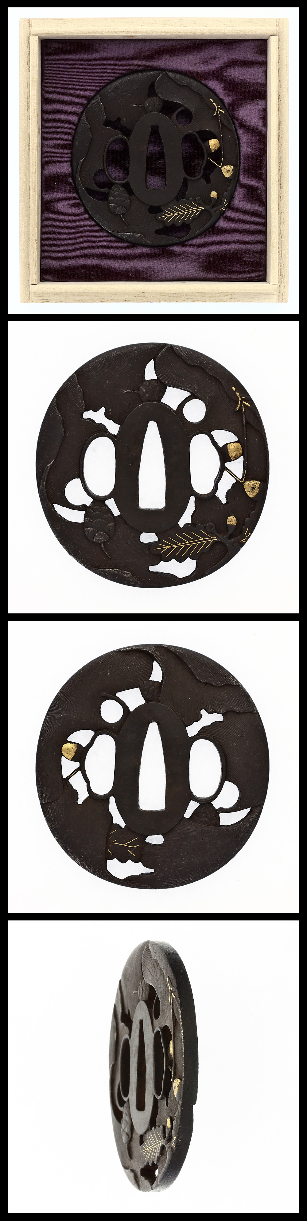 鐔:無銘（武州）(保存刀装具) | 日本刀販売の葵美術