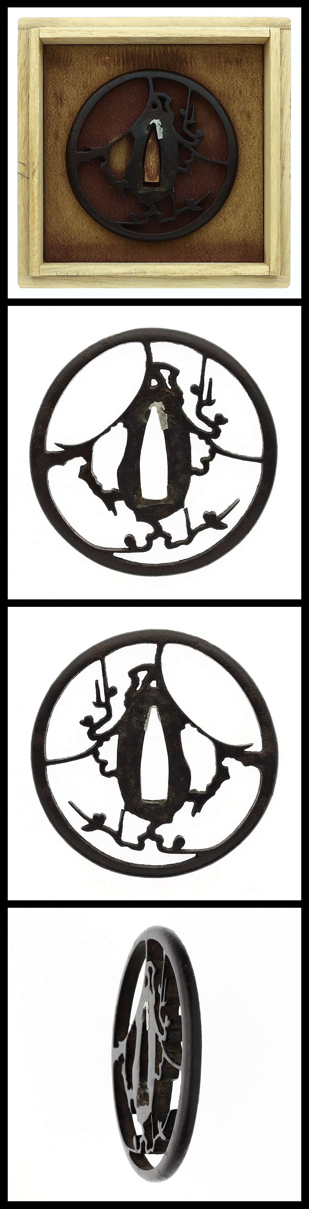 鐔:無銘（後代赤坂）(保存刀装具) | 日本刀販売の葵美術