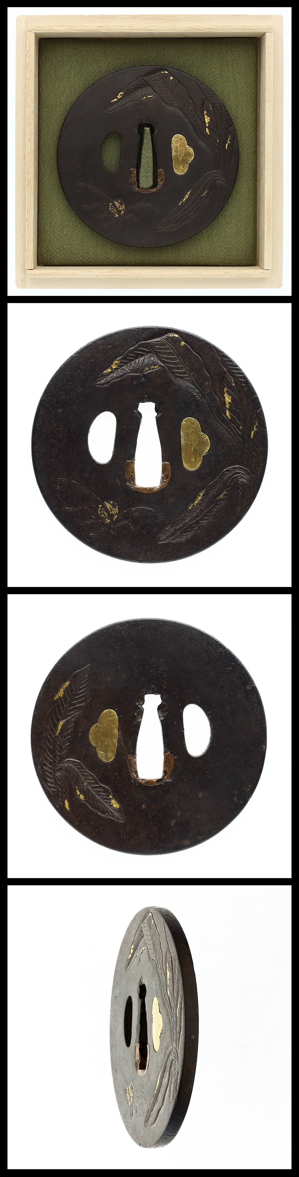 鐔:無銘（会津正阿弥）（保存刀装具） | 日本刀販売の葵美術