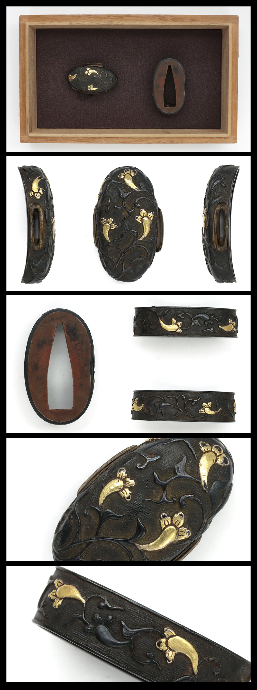 縁頭: 無銘(古金工)(特別保存刀装具) | 日本刀販売の葵美術