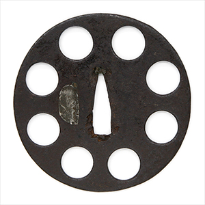 鍔：無銘(甲冑師)（保存刀装具） | 日本刀販売の葵美術