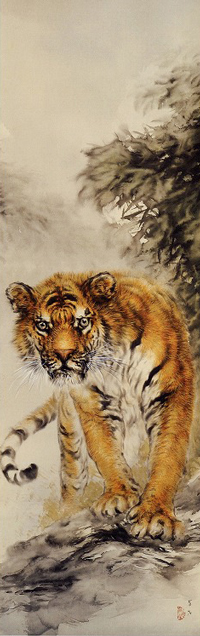 大橋翠石「虎」の買取・査定は美術のプロにお任せ下さい。 | 絵画骨董